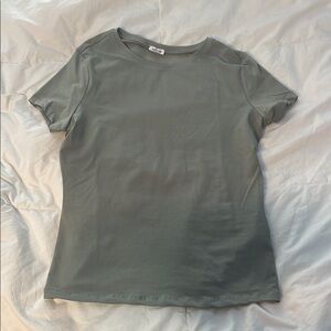Garage Fitted Green Short Sleeve Tee